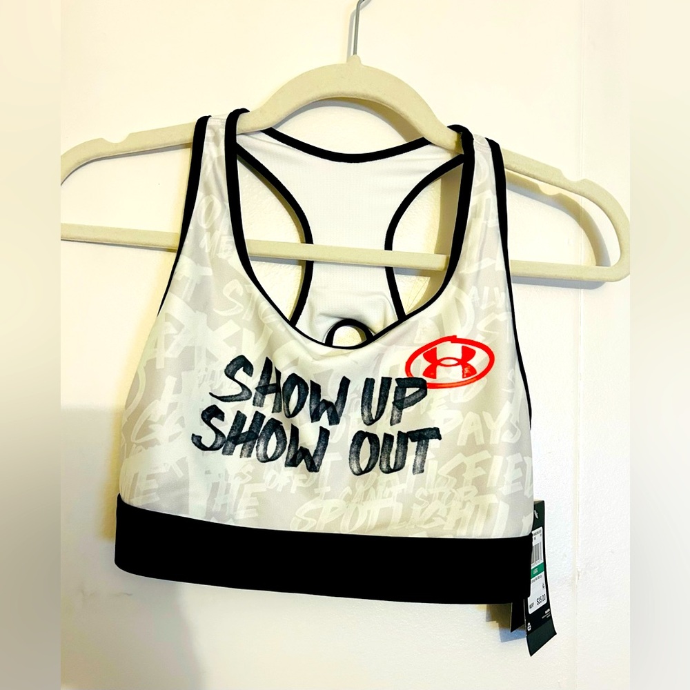 NWT HG MID ALTER EGO SPORTS BRA WITH COMPRESSION.